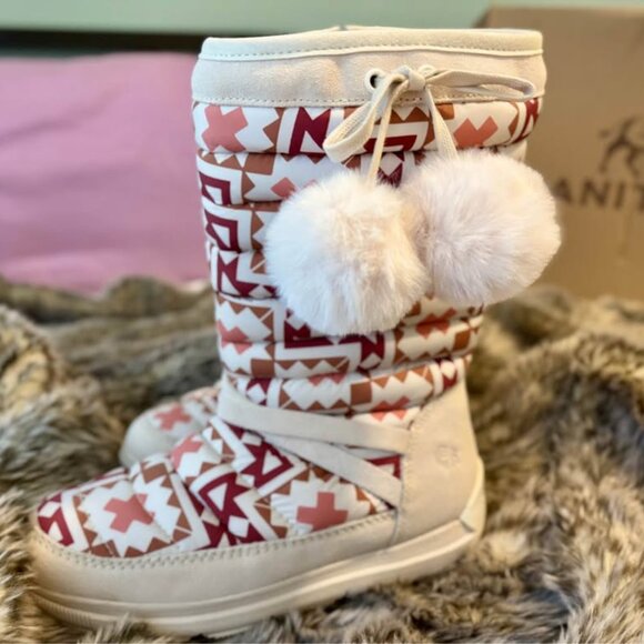 Manitobah: Woodland Waterproof Tall Boot Limited Edition (Birch, US 8) - NWT - Picture 3 of 10